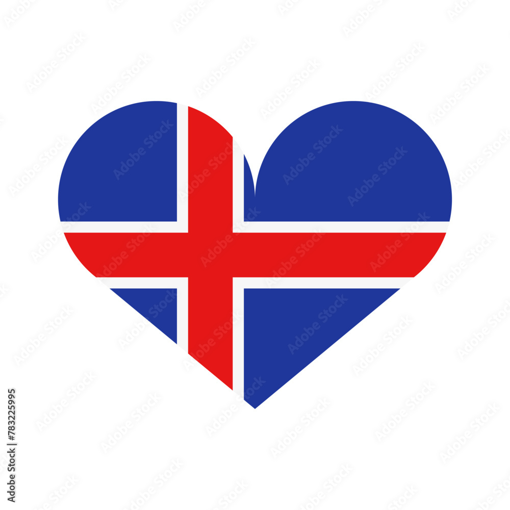 Obraz premium Icelandic flag