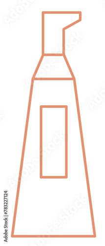Linear icons representing beauty and aesthetics services, makeup, skincare, haircare, and wellness. Beauty salons
