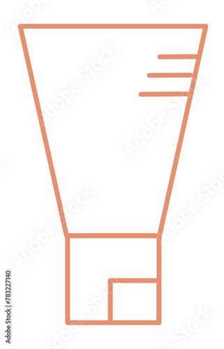 Linear icons representing beauty and aesthetics services, makeup, skincare, haircare, and wellness. Beauty salons
