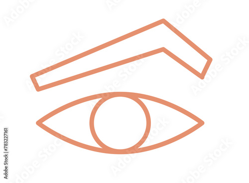 Linear icons representing beauty and aesthetics services, makeup, skincare, haircare, and wellness. Beauty salons