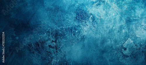 Blue Grunge Texture, Abstract Background for Copy