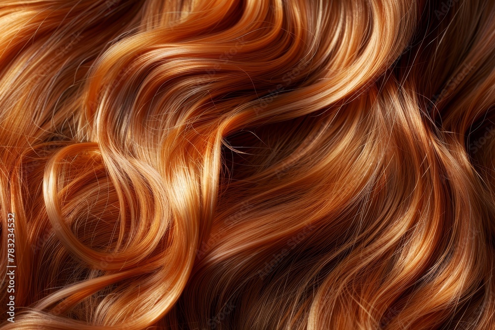 Stunning caramel honey hair background. showcasing healthy, smooth, and shiny texture in detail Stunning caramel honey hair background. showcasing healthy, smooth, and shiny texture in detail