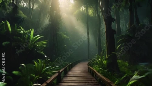footage of views in a tropical forest photo
