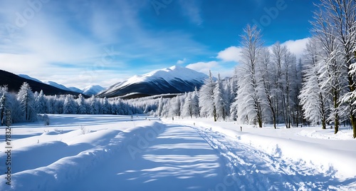 Snowy Mountain Road © Miklos