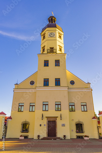 Town hall building in Nesvizh, Belarus