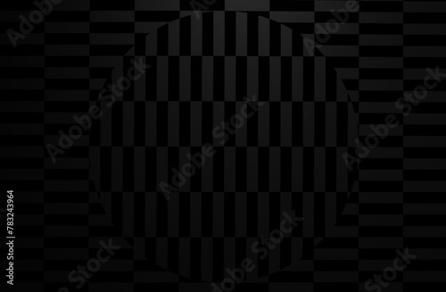Optical illusion horizontal background. Abstract curves, geometric effect.