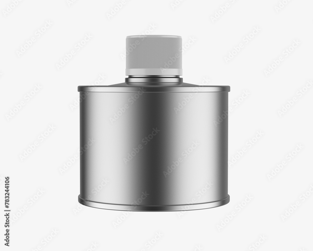 Blank oil tin can for branding. 3d illustration. Blank oil tin can for branding. 3d illustration.