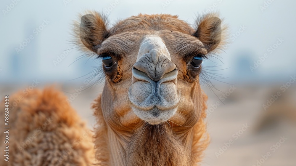 The camel is a symbol of the Islamic ritual sacrifice of Eid al-Adha, the symbol of Eid al-Adha or Eid ul-Kabir