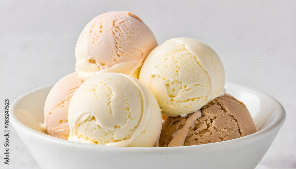 ice cream in a bowl ice cream in a bowl
