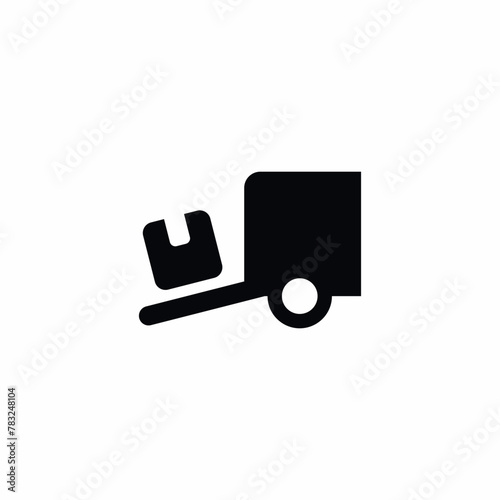 Unload Delivery Truck Load icon