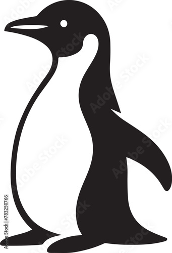 simple silhouette of penguin (99).eps