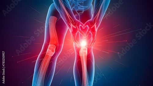 x image of knee