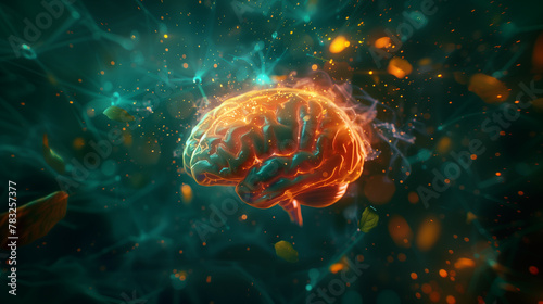 Puissance Cérébrale : Illustration d'un Cerveau
