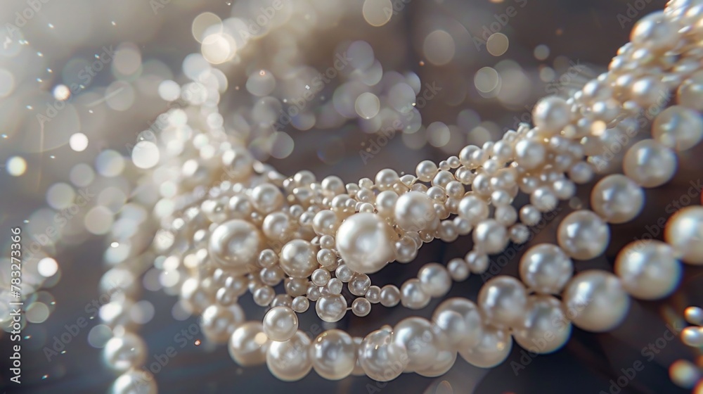 A close up of a bunch of pearls, suitable for jewelry designs A close up of a bunch of pearls, suitable for jewelry designs