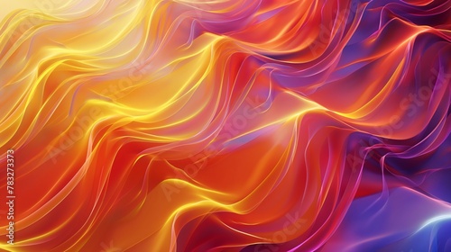 Abstract Colorful bright and wavy texture