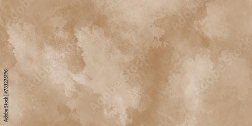 Modern Brown seamless stucco texture. Old seamless grunge vintage aged paper texture. Watercolor Grungy Paint. Sky Aguarelle Texture. White powder explosion isolated on Brown background.