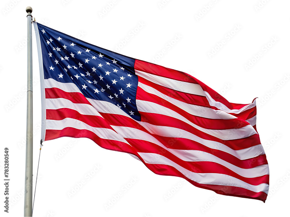 Fototapeta premium A flag with the american flag on it