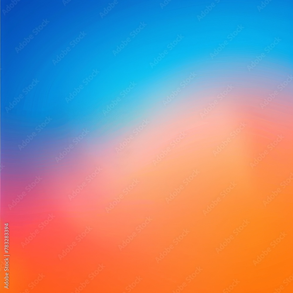 Blurry orange and blue background