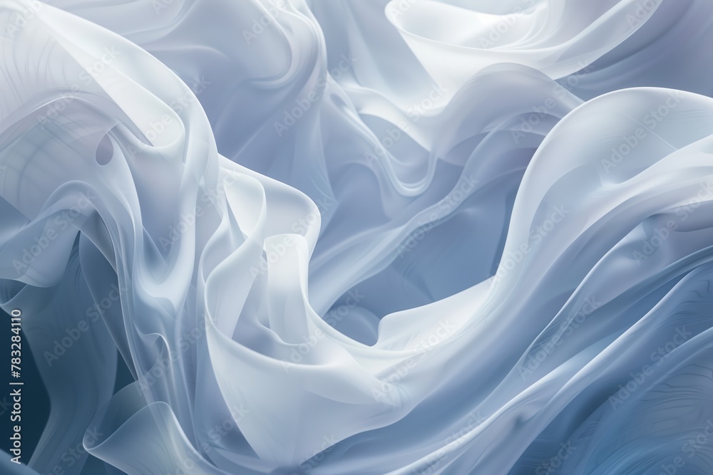 Obraz premium Abstract Silk Texture with Smooth Waves and Elegant Flow