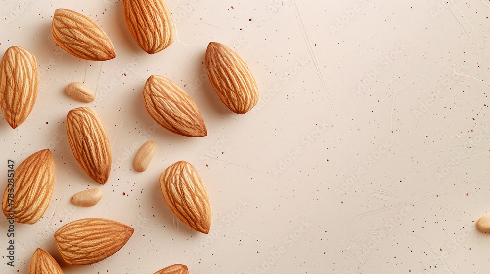 Almond background panorama, copy Almond background panorama, copy