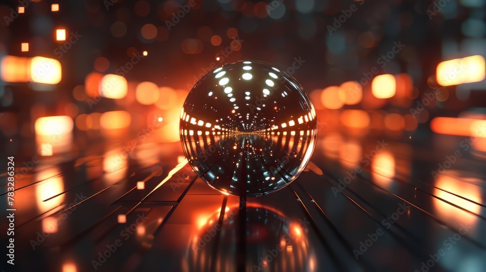 Modern chrome effect adding a metallic glow to motion graphics Modern chrome effect adding a metallic glow to motion graphics