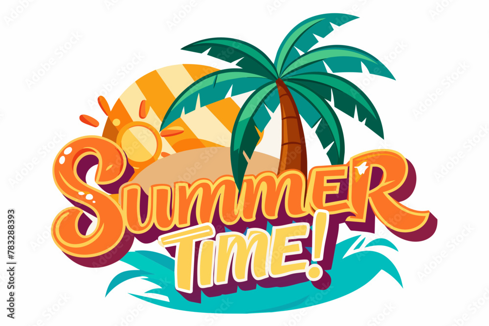 summer-time vector illustration 