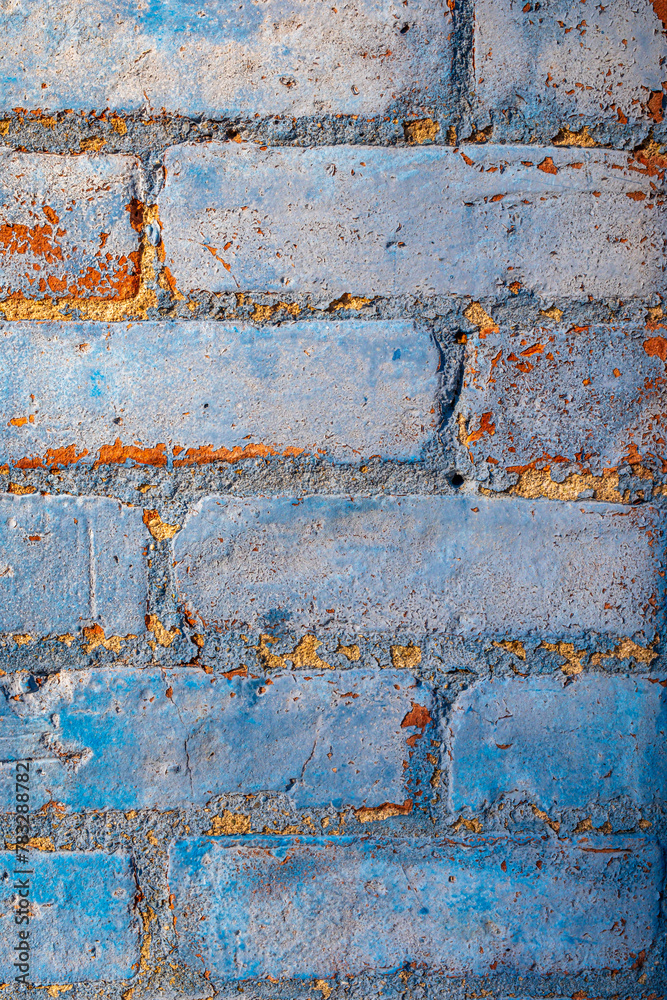 old colorful painted brick wall old colorful painted brick wall