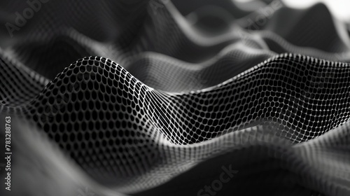 Enigmatic shapes drifting individually   AI generated illustration photo