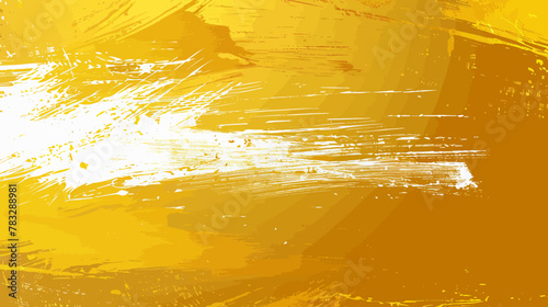 a yellow background with white paint streaks