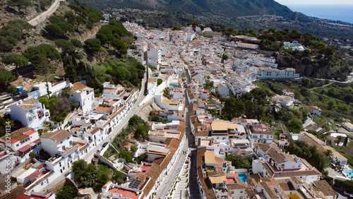Cuadro en lienzo Mijas pueblo , Málaga