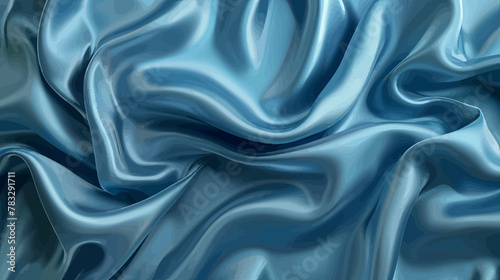 a close up view of a blue fabric photo