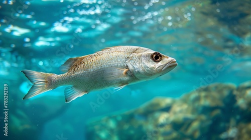 sea fish underwater. © Yahor Shylau 