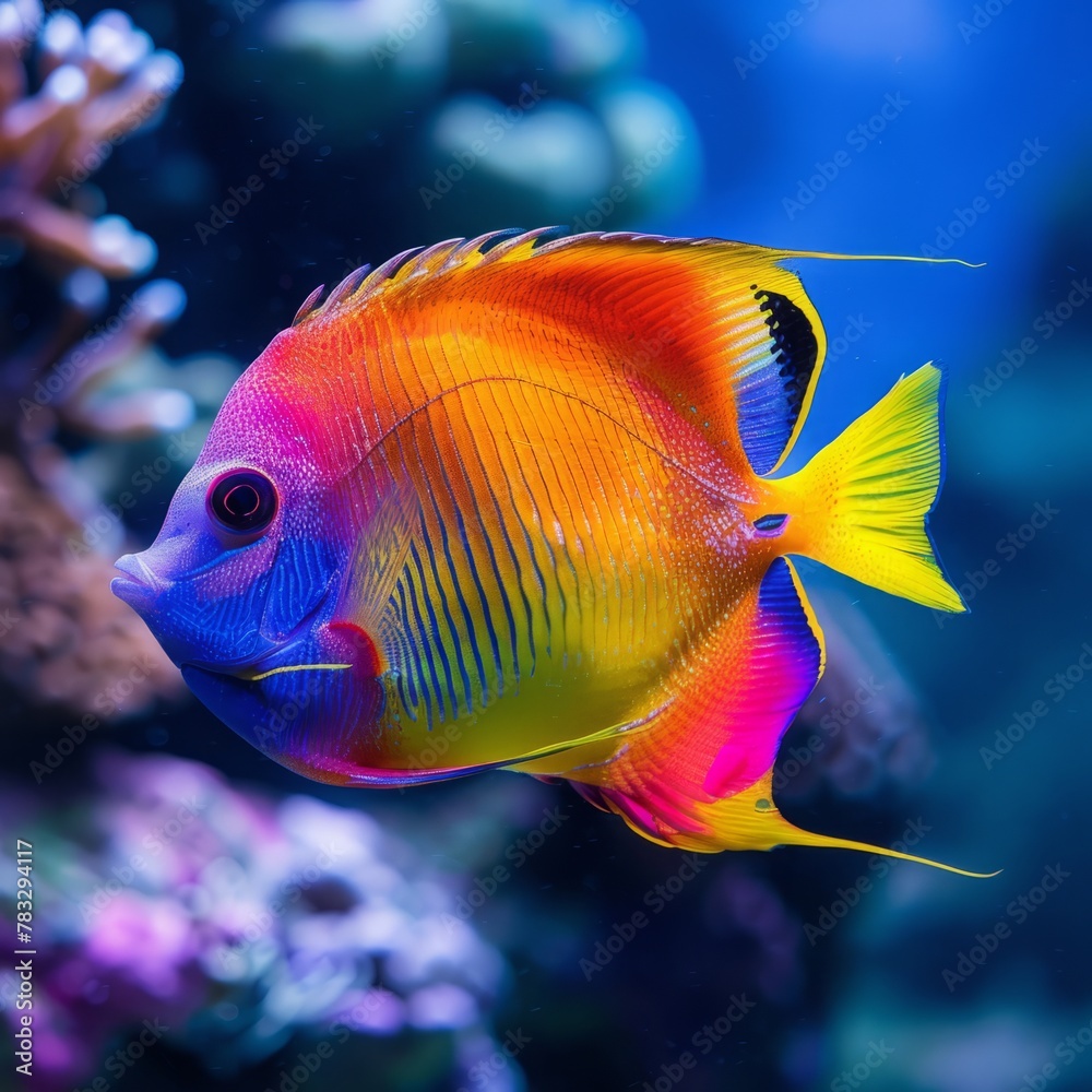 Undersea world. Fish in the sea. Undersea world. Fish in the sea.