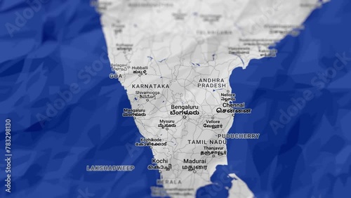India Paper Map, Slider Shot