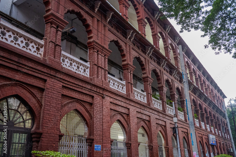 Architectural Elegance: The Arcades of Curzon Hall, University of Dhaka