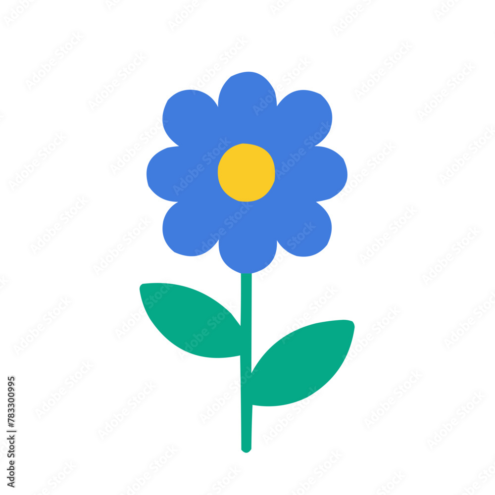 flower isolated on white background flower isolated on white background