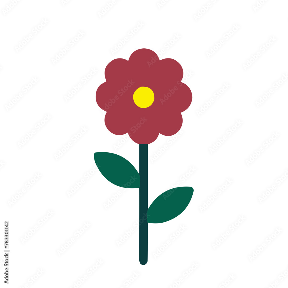 flower isolated on white background flower isolated on white background