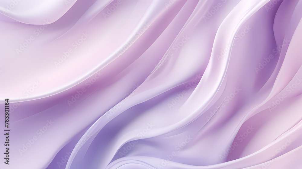 Elegant Purple Silk Fabric Waves in Studio Setting Elegant Purple Silk Fabric Waves in Studio Setting