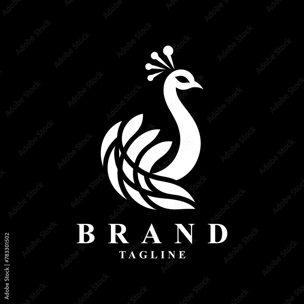 Obraz premium Peacock logo