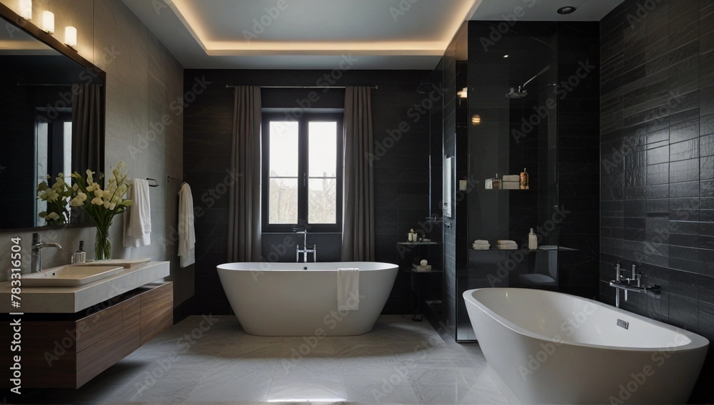 Fototapeta premium interior of bathroom 