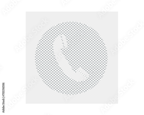 Phone receiver icon illustration