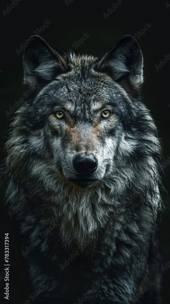 Fototapeta premium WolffParkinsonWhite syndrome Expose the raw reality in a stark 3D depiction with room for revelations to unfold , deep black background