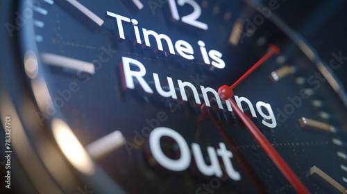 time is running out concept