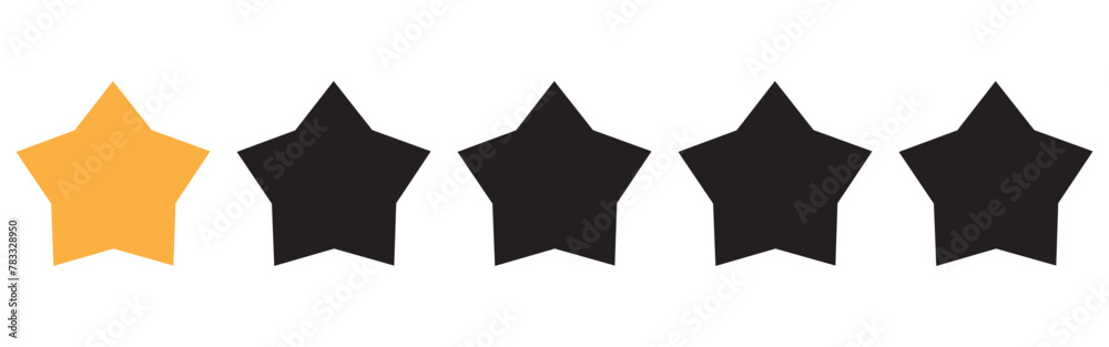 Star vector icons. Set of star symbols isolated. Star vector icons. Set of star symbols isolated.