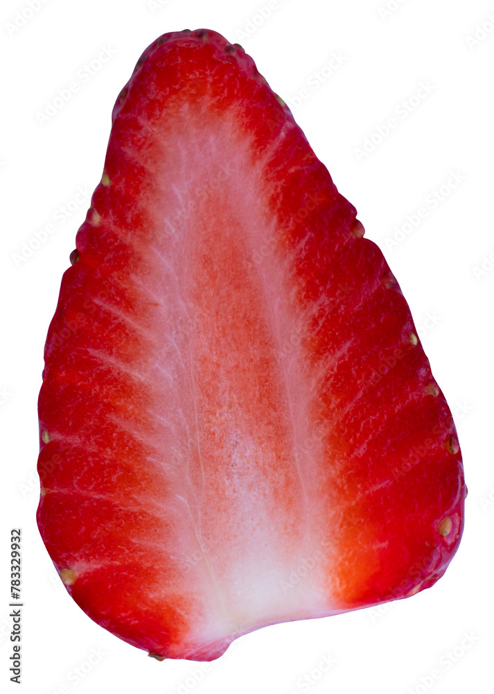 Half Strawberry isolated on white background Half Strawberry isolated on white background