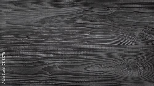 Distressed black wood plank texture with brushed finish. Full frame shot for design and print. Rustic and vintage interior design concept.