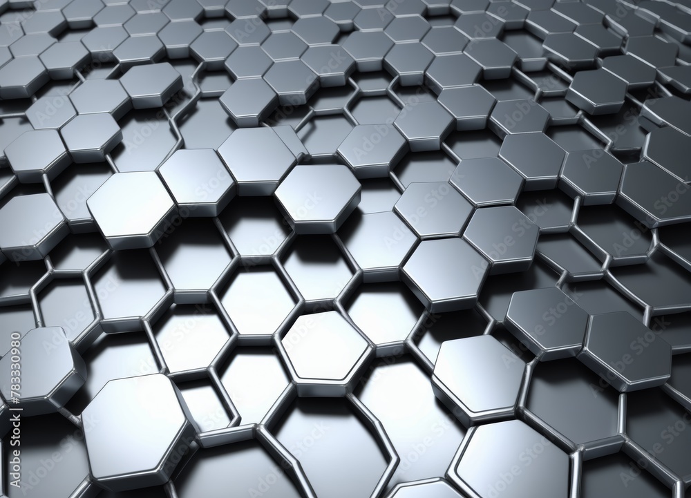 Abstract Metall Honeycomb like design Background Abstract Metall Honeycomb like design Background