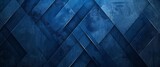 Abstract blue geometric background with diamond shapes and grunge texture, seamless pattern for web design or print presentation. Wide banner for advertising copy space. Dark blue wall wallpaper.