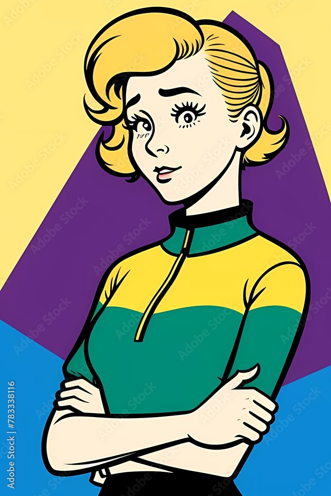 An engaging comic-style illustration capturing the essence of female communication in social interactions. The image portrays women in various roles, showcasing their strength. An engaging comic-style illustration capturing the essence of female communication in social interactions. The image portrays women in various roles, showcasing their strength.