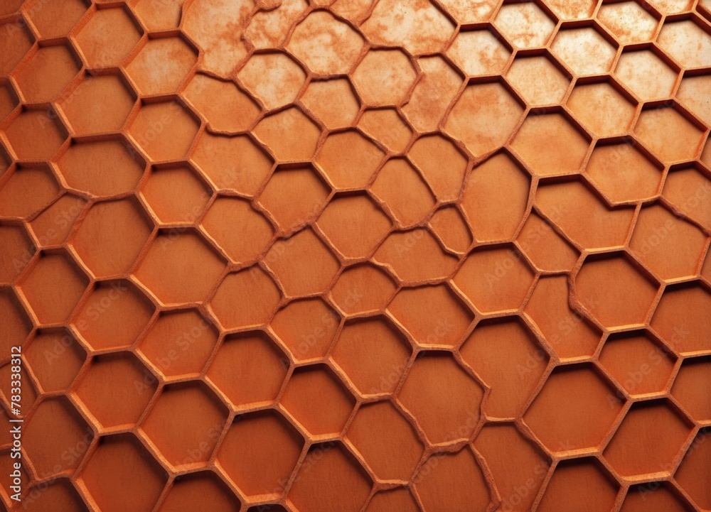 Abstract Rusty vintage Honeycomb like design Background